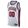 Dres Chicago Bulls Prilagođeni Nike 2022-23 City Edition Bijela Swingman